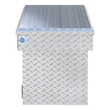 Bright Aluminum 69in. Deep Push Button Crossover Truck Tool Box image 5