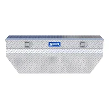 Bright Aluminum 55" Wedged Angled Utility Chest Box (Heavy Packaging) image 2