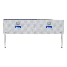 Bright Aluminum 72" Double-Door Topside Truck Tool Box (Heavy Packaging) image 2