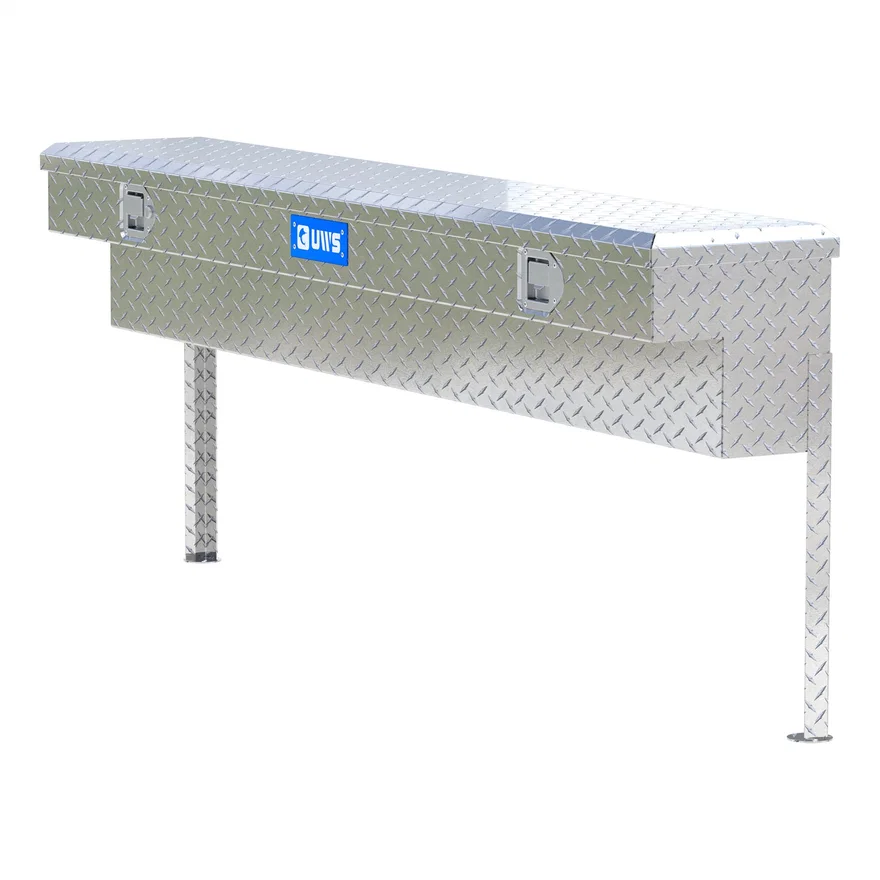 Bright Aluminum 72" Truck Side Tool Box (Heavy Packaging)