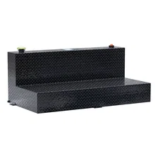 Gloss Black 100-Gallon L-Shape Aluminum Transfer Tank image 1