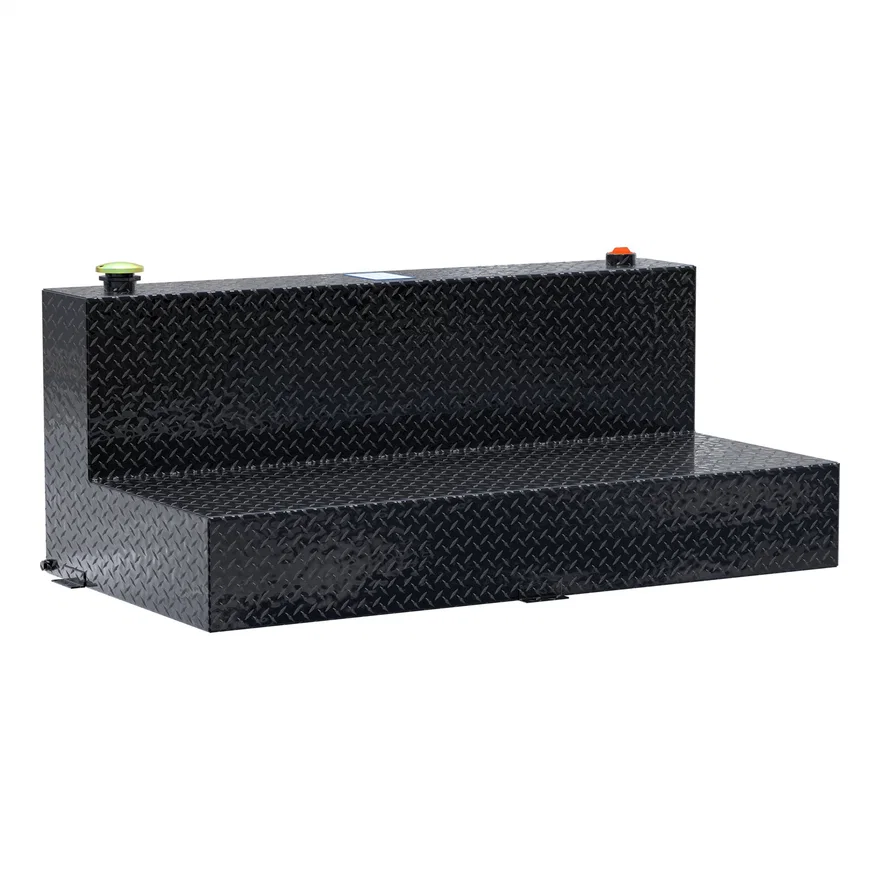 Gloss Black 100-Gallon L-Shape Aluminum Transfer Tank