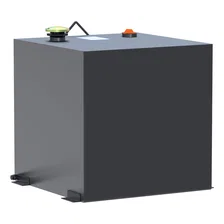 Matte Black 53-Gallon Rectangle Steel Transfer Tank image 1