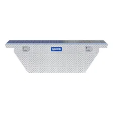 Bright Aluminum 63" Deep Angled Truck Tool Box, Low Profile (LTL Shipping Only) image 2