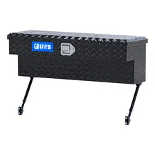 Gloss Black Aluminum 36" Truck Side Tool Box with Space-Saving Legs image 3