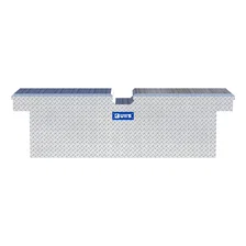 Bright Aluminum 69" Deep Gull Wing Crossover Truck Tool Box image 2