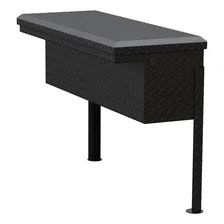 Matte Black Aluminum 36" Truck Side Tool Box, Low Profile (LTL Shipping Only) image 6