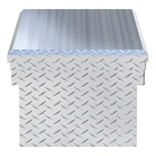 Bright Aluminum 60" Crossover Truck Tool Box with Low Profile (Heavy Packaging) image 5