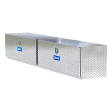 Bright Aluminum 96" Double-Door Underbody Tool Box image 1