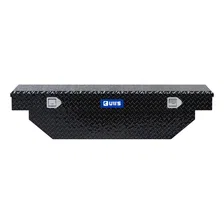 Gloss Black Aluminum 60" Angled Crossover Truck Tool Box (Heavy Packaging) image 2