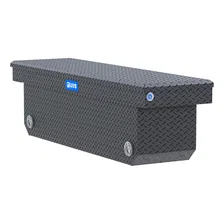 Matte Black 72in. Deep Angled Push Button Crossover Truck Tool Box image 4