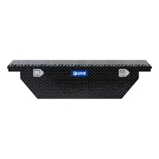 Gloss Black Aluminum 60" Angled Truck Tool Box, Low Profile (LTL Shipping Only) image 2