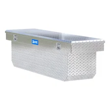 Bright Aluminum 72" Deep Angled Crossover Truck Tool Box image 4