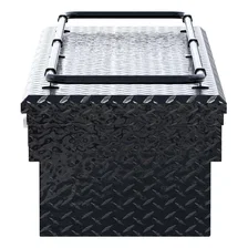 Gloss Black Aluminum 69" Secure Lock Crossover Truck Tool Box, Low Profile, Rail image 5