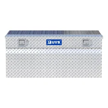 Bright Aluminum 42" Wedge Utility Chest Box (Heavy Packaging) image 2