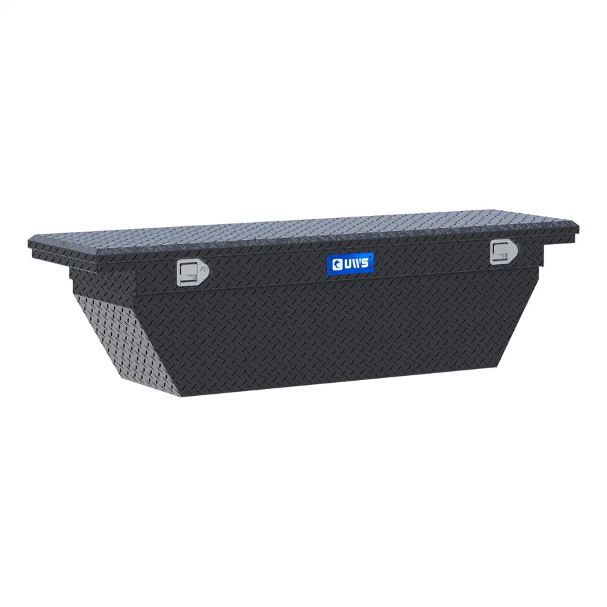 Matte Black 69" Deep Angled Truck Tool Box, Low Profile (LTL Shipping Only)
