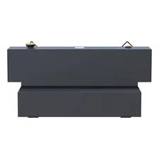 Matte Black Hammerhead-Style 100-Gallon L-Shape Steel Transfer Tank image 2