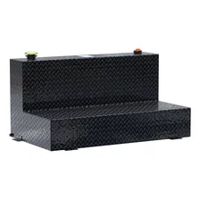 Gloss Black 75-Gallon L-Shape Aluminum Transfer Tank image 1