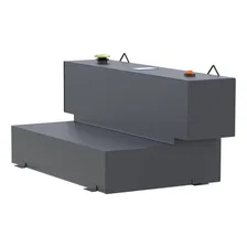 Matte Black Hammerhead-Style 100-Gallon L-Shape Steel Transfer Tank image 4