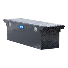 Gloss Black Aluminum 69" Deep Truck Tool Box, Low Profile (Heavy Packaging) image 4