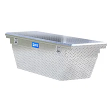 Bright Aluminum 69" Deep Angled Truck Tool Box, Low Profile (LTL Shipping Only) image 4