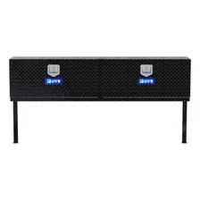 Gloss Black Aluminum 72" Double-Door Topside Truck Tool Box (Heavy Packaging) image 2