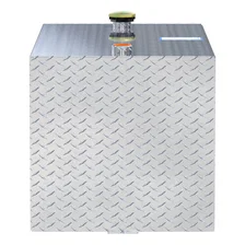 100-Gallon Rectangle Bright Aluminum Transfer Tank image 5