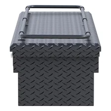 Matte Black Aluminum 72" Secure Lock Crossover Truck Tool Box, Low Profile, Rail image 5