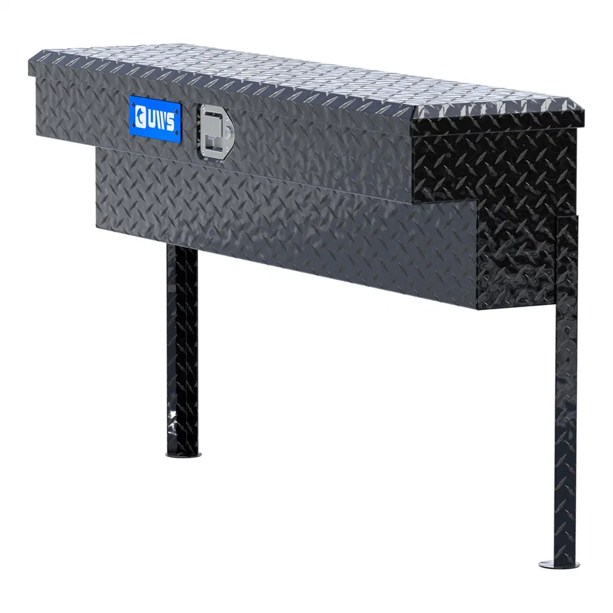 Gloss Black Aluminum 48" Truck Side Tool Box (Heavy Packaging)