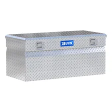 Bright Aluminum 42" Wedge Utility Chest Box (Heavy Packaging) image 1
