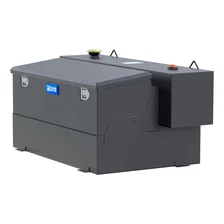 Matte Black Hammerhead-Style 100-Gallon Steel-Aluminum Combo Transfer Tank image 4
