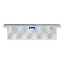 Bright Aluminum 72" Deep Slim Crossover Box with Low Profile (Heavy Packaging) image 2