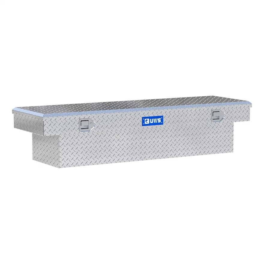 Bright Aluminum 66" Crossover Truck Tool Box (Heavy Packaging)