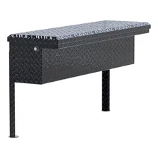 Gloss Black Aluminum 48" Truck Side Tool Box, Low Profile (LTL Shipping Only) image 3