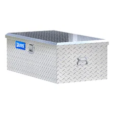 Bright Aluminum 36" Foot Locker (Heavy Packaging) image 4
