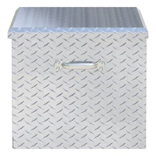Bright Aluminum 38" Utility Chest Box with Drawers image 5