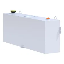 White 45-Gallon Rectangle Steel Transfer Tank image 4