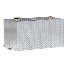 50-Gallon Rectangle Bright Aluminum Transfer Tank image 1