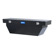 Gloss Black Aluminum 69" Deep Angled Crossover Truck Tool Box image 3