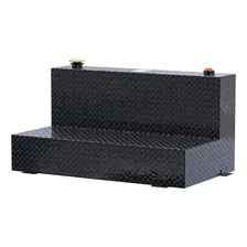 Gloss Black 75-Gallon L-Shape Aluminum Transfer Tank image 3