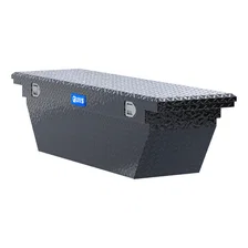 Gloss Black 69" Deep Angled Truck Tool Box, Low Profile (LTL Shipping Only) image 4