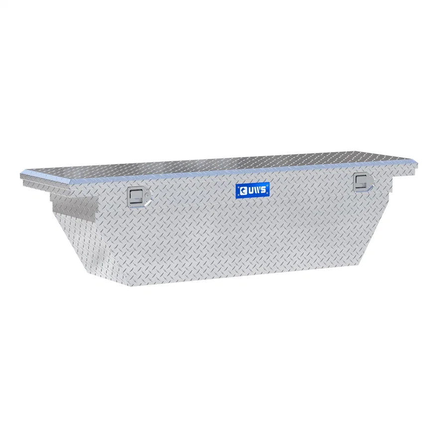 Bright Aluminum 69" Deep Angle Crossover Box with Low Profile (Heavy Packaging)