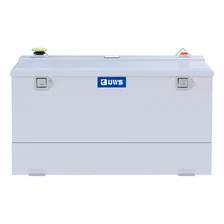 White 85-Gallon Steel-Aluminum Combo Transfer Tank image 2