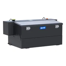 Matte Black Hammerhead-Style 100-Gallon Steel-Aluminum Combo Transfer Tank image 1