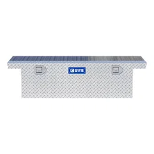 Bright Aluminum 54" Crossover Truck Tool Box with Low Profile (Heavy Packaging) image 2