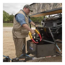Gloss Black Aluminum 34" Trailer Tongue Box with Low Profile (Heavy Packaging) image 10
