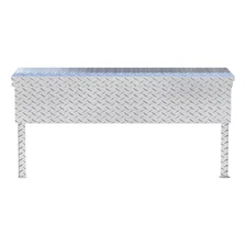 Bright Aluminum 48" Truck Side Tool Box with Low Profile (Heavy Packaging) image 5