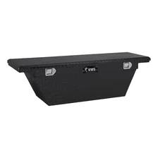 60" Deep Angled Crossover Truck Tool Box with Low Profile image 1