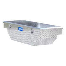 Bright Aluminum 60" Angled Crossover Truck Tool Box (Heavy Packaging) image 4