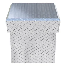 Bright Aluminum 63" Deep Angled Truck Tool Box, Low Profile (LTL Shipping Only) image 5